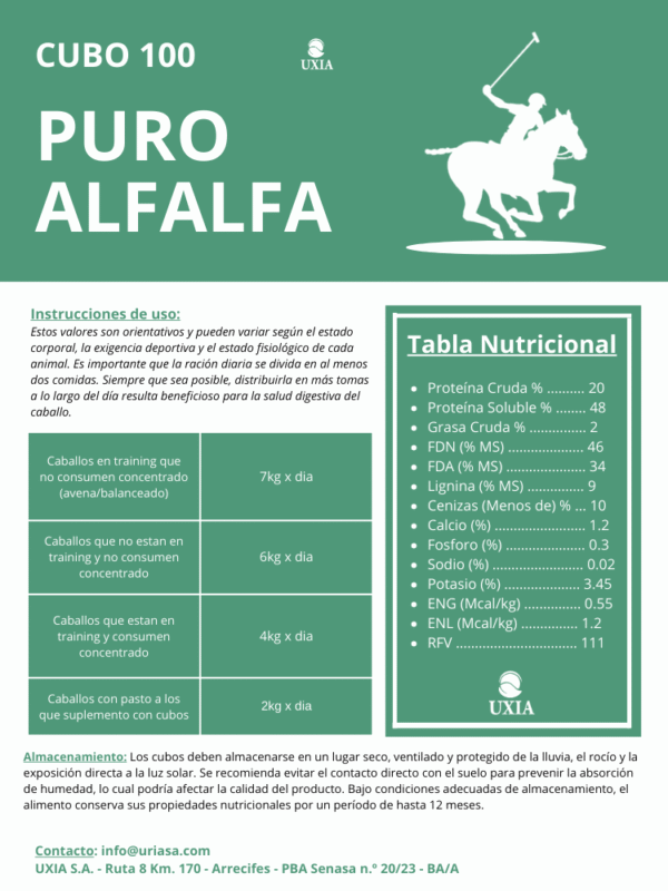 Cubo 100 Puro Alfalfa - Image 2