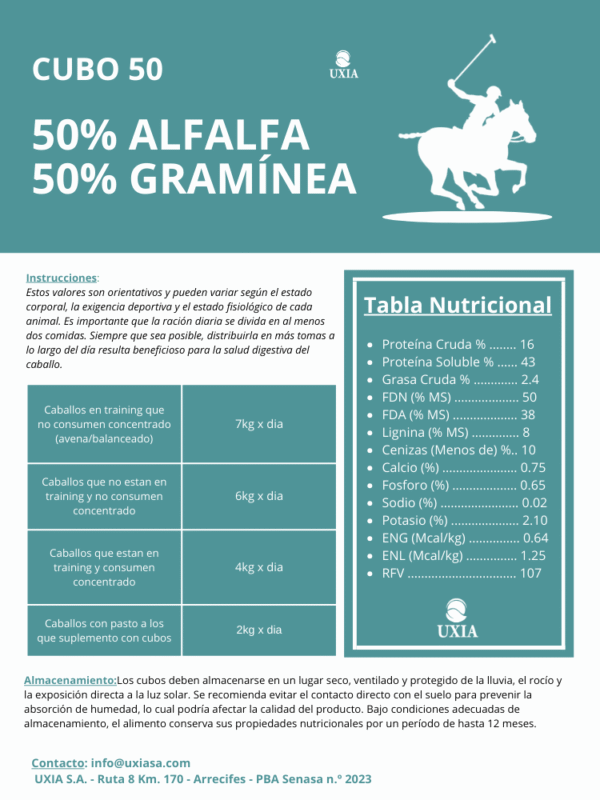 Cubo 50 - Alfalfa y Gramínea - Image 2